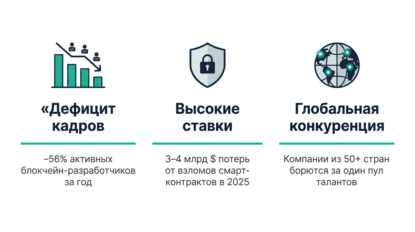 Три причины высоких зарплат в Web3: дефицит кадров, высокие ставки, глобальная конкуренция