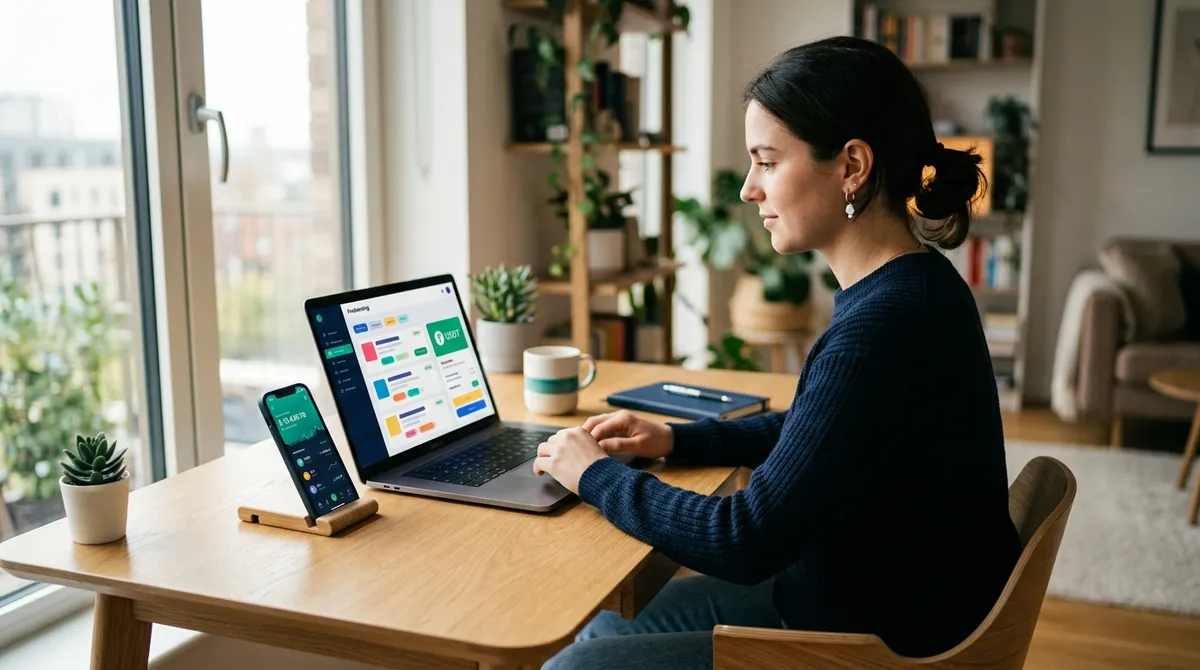 Фрилансер получает оплату в стейблкоинах USDT на криптокошелёк