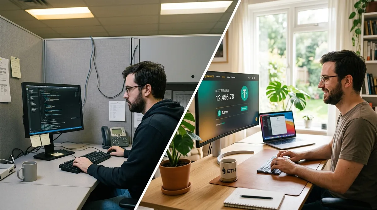 Сравнение зарплат Web3-разработчиков и обычных IT-специалистов на удалённой работе