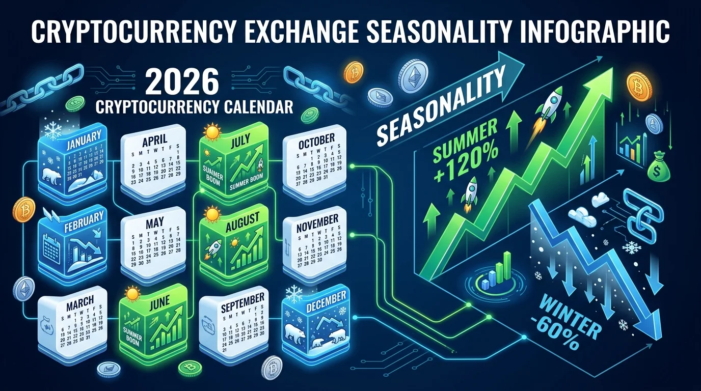 Сезонность обмена крипты: календарь + графики спроса