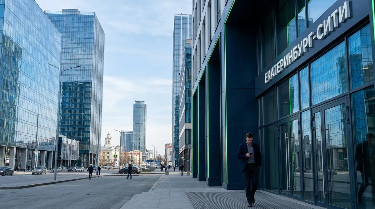 Офис криптообменника в бизнес-центре Екатеринбурга: процесс наличного обмена криптовалюты