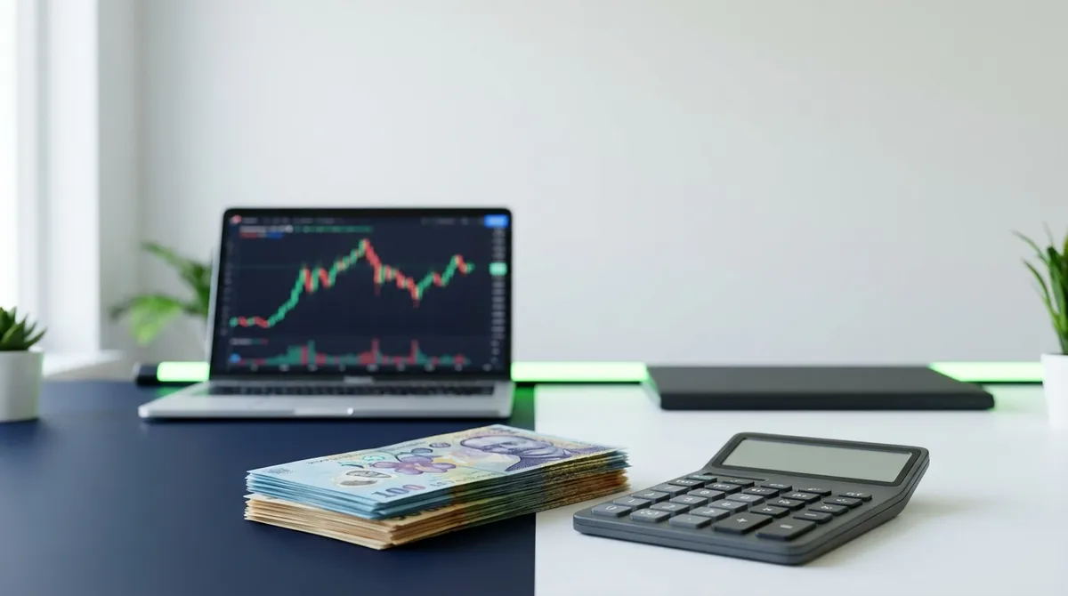 Калькулятор и румынские леи — расчёт налога на криптовалюту в Румынии