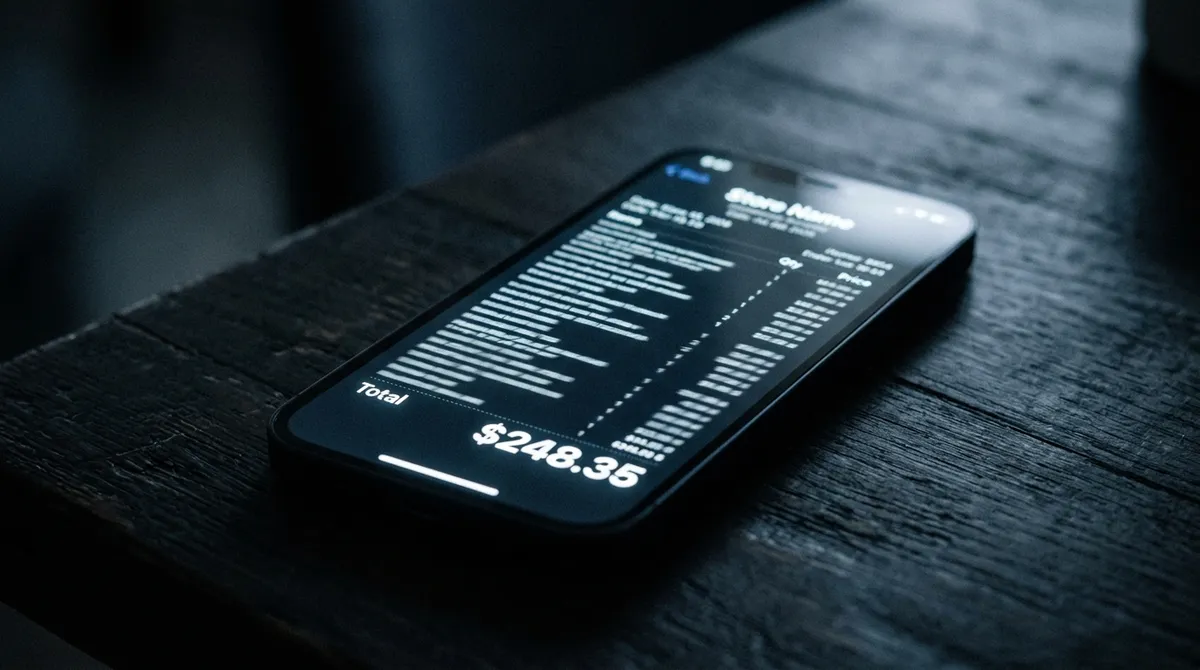 Чек с налоговой нагрузкой на экране смартфона — подписка, которую не открывали