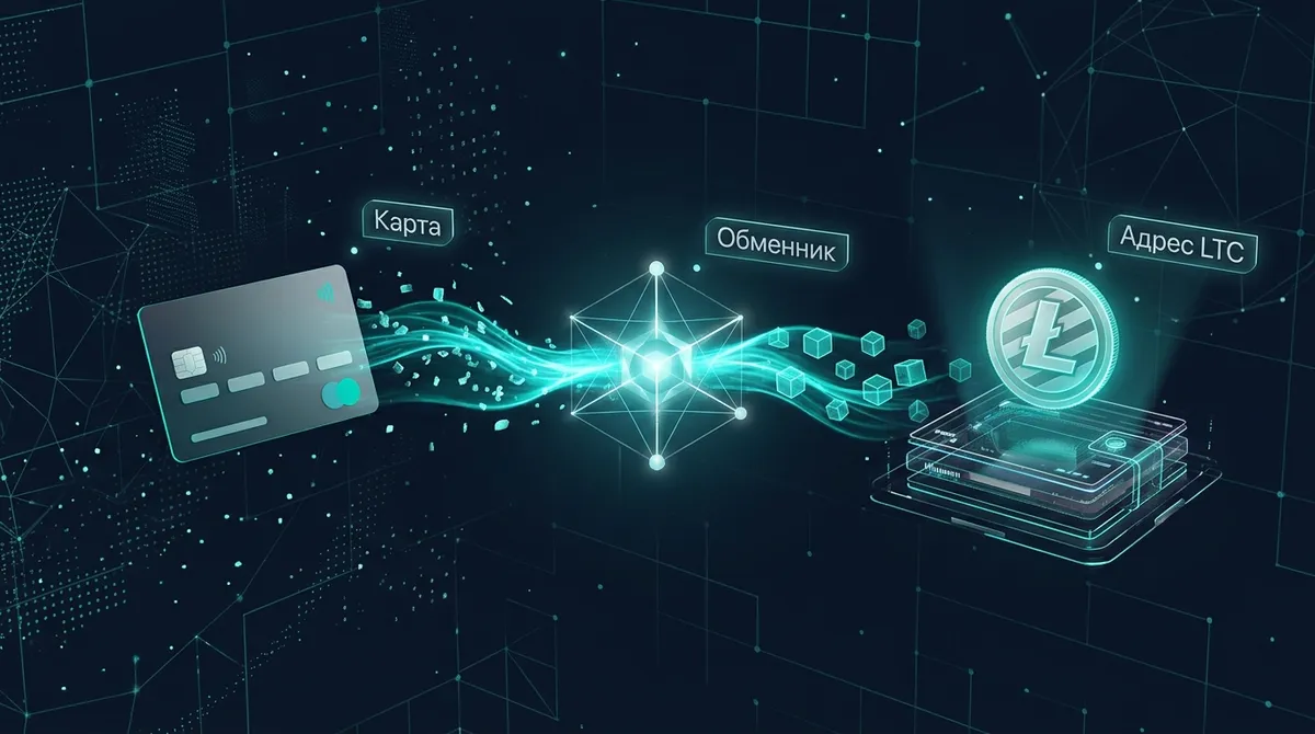 Пополнение Litecoin-кошелька с банковской карты: покупка LTC через обменник по шагам