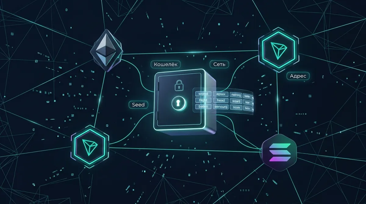 Выбор кошелька и сети для приёма USDC (USD Coin) перед обменом