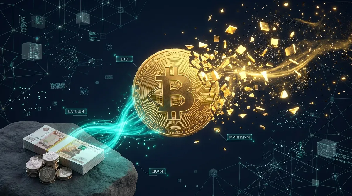 Минимальная сумма покупки биткоина: доли BTC и сатоши